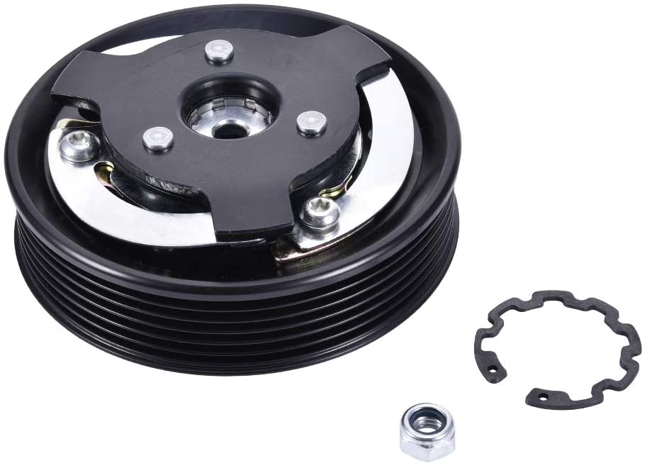 TOHUU 1K0820803G AC Compressor Clutch Fits VW Jetta Golf GTI Passat Eos Tiguan Audi A3 TT