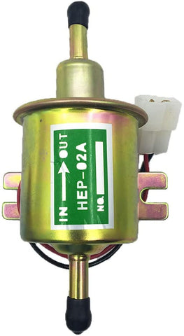 12V Universal Low Pressure 2.5-4 PSI Gas Diesel Inline Fuel Pump for Carburetors Cars Trucks Boats Generators Electric Fuel Pump