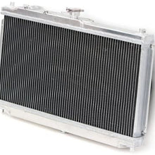 Yonaka 1999-2005 Mazda Miata MX-5 Dual Core Lightweight Performance Aluminum Radiator w/Fans & Shroud Kit