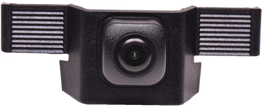 Front View Parking Camera Installation in Logo Badge Waterproof Case for Toyota Highlander 2018 2019