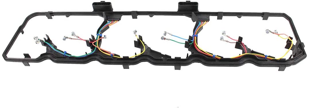 DNJ VC1166BG Valve Cover Gasket Set for 2006-2017, Dodge, Ram 2500, 3500, 4500, 5500, Ram 2500, Ram 3500, Ram 4500, Ram 5500, 5.9L-6.7L, L6, OHV, 24V, 359cid, 408cid, Turbocharged