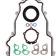 Timing Cover Gasket Set - Compatible with 4.8L 5.3L 5.7L 6.0L 6.2L Chevy Silverado, Suburban, Tahoe, GMC Sierra, Yukon, Savana, Cadillac Escalade - Replace 12633904 TCS45993