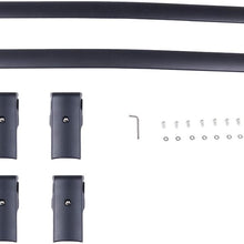 Scitoo Roof Rack Cross Bars Baggage Carrier For Subaru Forester 2014-2019,for Subaru Impreza 2014-2019 Black 2 Pcs Roof Top Rack Luggage Carrier