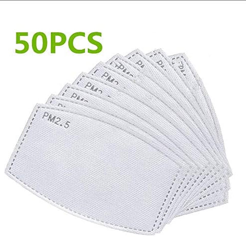 50 pieces of filter activated carbon five-layer meltblown cloth can replace anti-fog filter paper