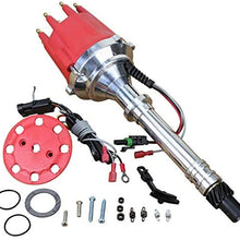 Dragon Fire High Performance Race Series Pro Billet Ready-to-Run Electronic Ignition Distributor Compatible Replacement For Chevy Chevrolet 327 350 400 427 454 SBC BBC Engines Oem Fit D83606-DF