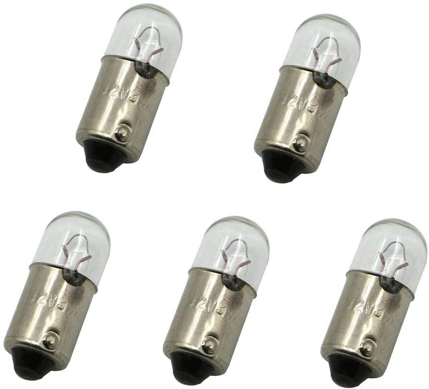 Motoparty 5PCS 12V 3W 12Volt 3Watt Tachometer Speedometer Miniature Light Bulb For Kawasaki Suzuki Honda CB 750 Four KO K1 K2-K6