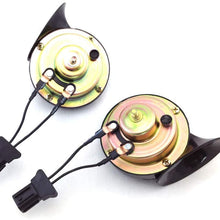 FARBIN Waterproof Auto Horn 12V Car Horn Loud Dual-Tone Electric Snail Horn Kit with 2Pcs Connector Harnesses Cable for Chevrolet