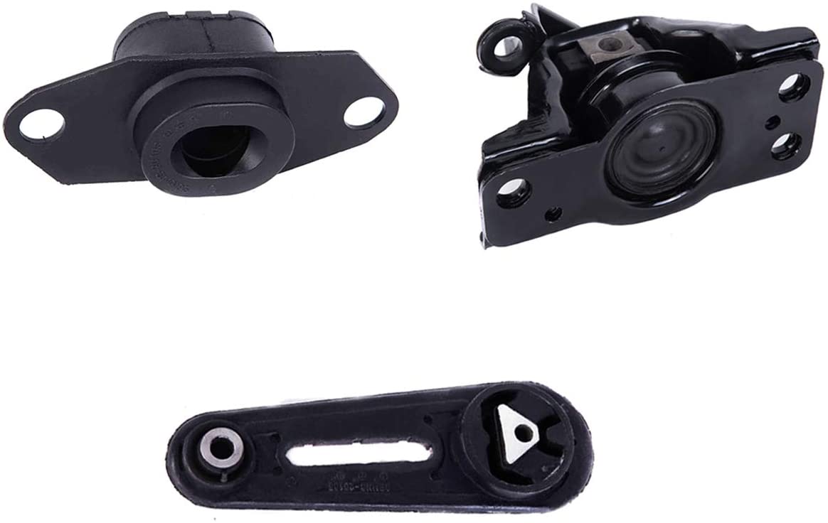 Ashimori Compatible With 2009-2011 Nissan Versa 1.6L Engine Motor Mount Set A4347 A4312 A4318