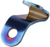 ZHANGBBB Motorcycle accessories helmet hook universal stainless steel color titanium scooter hook rear view mirror seat convenient small hook (Color : Blue)