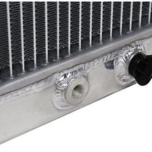 Spec-D Tuning 3 Core Manual Transmission 20" Driver/Left Side Radiator for 1967-1970 Ford Mustang/Falcon V8