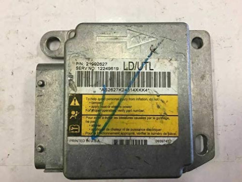 REUSED PARTS Bag Control Module Front Seat Fits 05 Avalanche 1500 12249619