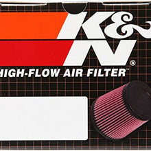 K&N Universal Air Filter - Carbon Fiber Top: High Performance, Premium, Replacement Filter: Flange Diameter: 4 In, Filter Height: 5.5 In, Flange Length: 0.625 In, Shape: Round Tapered, RP-4660