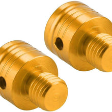 Akozon Decorative Screw Cap Covers 10mm Motorcycle Modified Rearview Mirror Seat For Yamaha (Yellow)