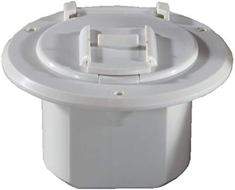 RV Designer B123, Round Electrical Cable Hatch, Basic, 4.3 inch Diameter, Black