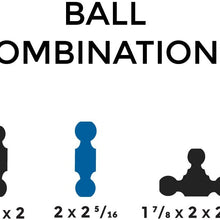 B&W Tow & Stow - Fits 2" Receiver, Dual Ball (2" x 2-5/16"), 5" Drop, 10,000 GTW