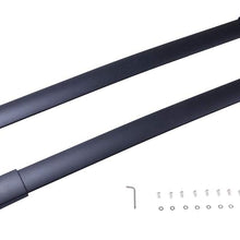 Scitoo Roof Rack Cross Bars Baggage Carrier For Subaru Forester 2014-2019,for Subaru Impreza 2014-2019 Black 2 Pcs Roof Top Rack Luggage Carrier