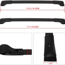 Liftstrut 2 Pcs Roof Rack Cross Bars Luggage Carrier Black Bar fit for Subaru Ascent 2.4L 2019-2020 Aluminum top roof rack crossbars