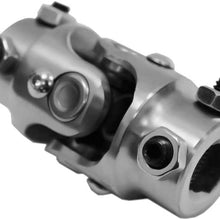 DEMOTOR PERFORMANCE 3/4" - 36 Spline to 3/4" DD Universal Black Steel U-Joint