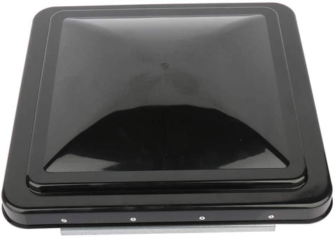 ECCPP Black RV Roof Vent Cover VL200-B 14 x 14 Good Vent Lid fit for Motorhome Camper Trailer