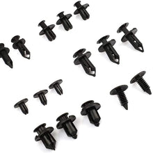 INEEDUP Car Retainer Clips Fasteners Cars Body Kits 6Sizes Push Style Bumper Clips fit for GM Ford Toyota Honda,190Pcs