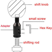 Pursuestar Universal Aluminum Shift Knob Adapter Retainer Shifter for Non Threaded BMW Mini M10x1.5 (Silver)