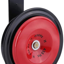 Enrilior 12v Horn,12V 110dB 435HZ Motorcycle Car Loud Electric Snail Horn Loudspeaker Waterproof Metal