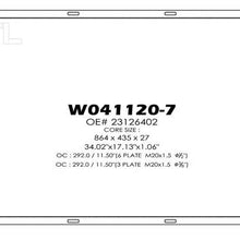 Replacement For Chevy Silverado 1500 2014-2015 Replace Engine Coolant Radiator