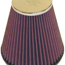 K&N Universal Clamp-On Air Filter: High Performance, Premium, Washable, Replacement Filter: Flange Diameter: 3 In, Filter Height: 6 In, Flange Length: 1.75 In, Shape: Round Tapered, RC-4290