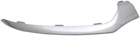 New Front Right Passenger Side Bumper Cover Lower Molding For 2015-2015 Mercedes C400, With AMG Package, Chrome, Made Of ABS Plastic MB1047121 2058851474