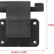 X AUTOHAUX 33410-60D30 Ignition Coil Black Auto Parts for Suzuki Vitara Type 3