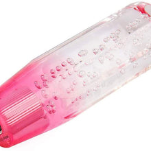 MACHSWON Universal Car Manual Shift Knob, Crystal Bubble Pink + White Gear Shift Knob (20CM)