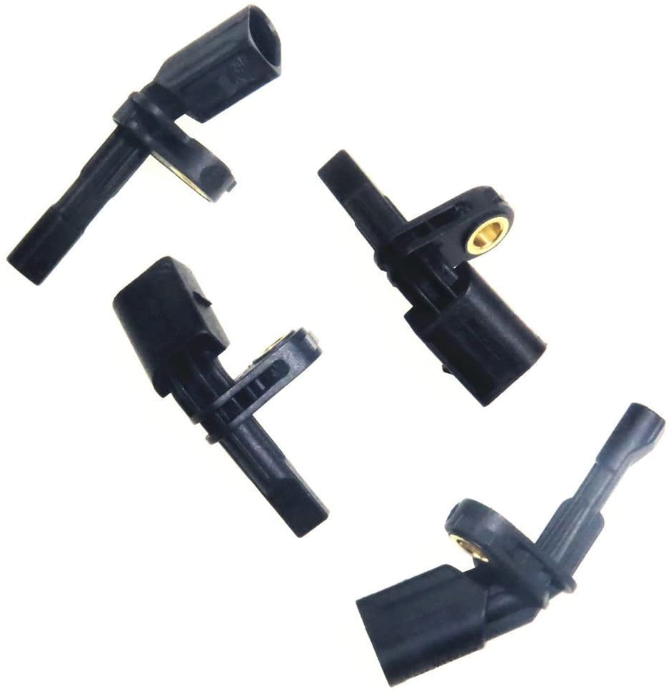 Amzparts Qty4 Genuine Car FWD ABS Speed Sensor For VW Beetle Jetta Golf MK5 MK6 Passat B6