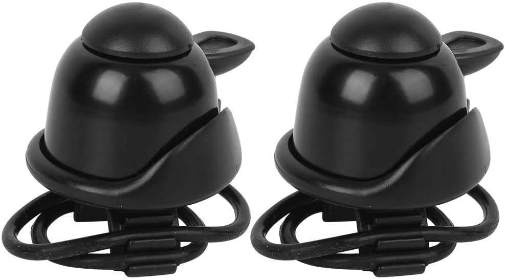 Alomejor 2Pcs Scooter Electric Bell Horn Ring with Quick Release Mount for Electric Bicycle Dia 22 mm-31.8 mm