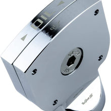 VMS Racing CHROME Engine Oil DIPSTICK Handle COVER in Billet Aluminum Compatible with Chevy Chevrolet Camaro Corvette Cadillac CTS-V LT4 6.2L V8 Engines