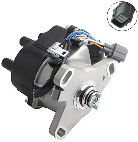 MOSTPLUS TD44U Ignition Distributor Compatible with Honda Acura Integra B16A OBD1 B16A2 V-TEC DST17407 TD68U