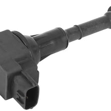 X AUTOHAUX 22448-EY00A Ignition Coil Black for INFINITI Q60 G37 MK1 2013-2016 3.7 PETROL V6