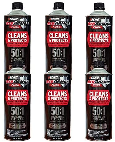 Echo 7450001 Red Armor 32 oz. 50:1 Pre-Mixed Ethanol Free Fuel 6PK