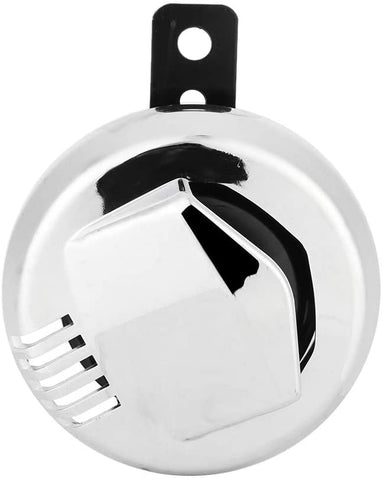 Acouto 12V 2A 110dB Motorcycle Horn, Vintage Motorcycle Electric Horn Loudspeaker Super Loud Accessory