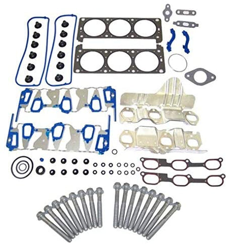 DNJ Head Gasket Set with Head Bolt Kit For 2004-2007 for Chevrolet Malibu 3.5L 213cid V6 OHV
