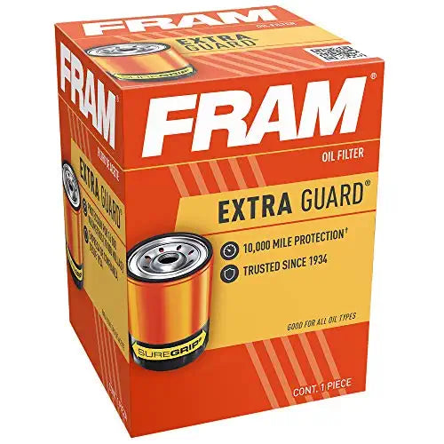 FRAM Extra Guard PH16, 10K Mile Change Interval Spin-On Oil Filter