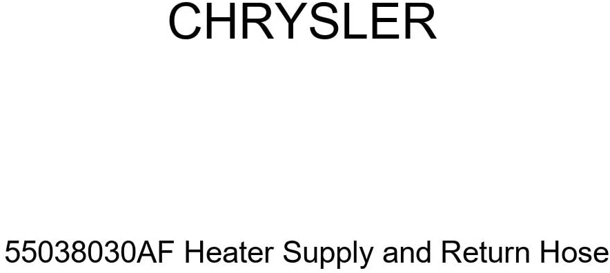 Genuine Chrysler 55038030AF Heater Supply and Return Hose