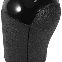 5 Speed MT Gear Stick Shift Knob, Manual Car Shift Knob Head Lever Shifter for Ford Focus Mondeo MK3 S-MAX Galaxy Mustang Transit(Gray)