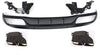 Fandixin W205 Diffuser, ABS Rear Bumper Lip Diffuser with Exhaust Tips for Mercedes Benz C Class W205 4-Door Sedan Base Model 2014-in