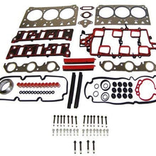 DNJ Head Gasket Set with Head Bolt Kit For 1997-2005 for Buick LeSabre 3.8L 3800cc 231cid V6 OHV