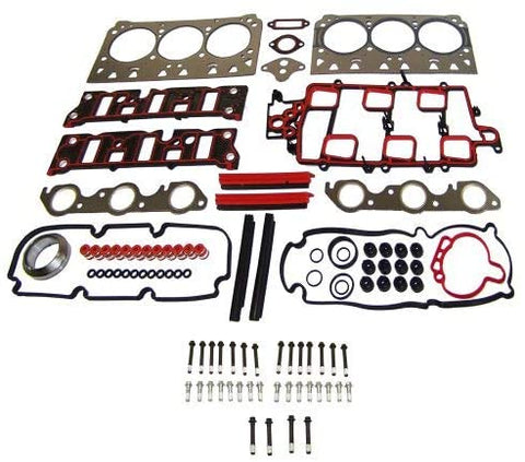 DNJ Head Gasket Set with Head Bolt Kit For 1997-2005 for Buick LeSabre 3.8L 3800cc 231cid V6 OHV