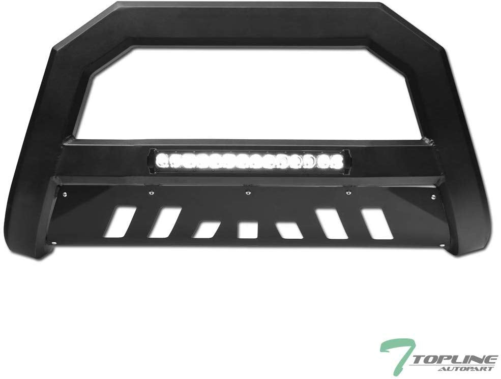 Matte Black AVT Style Aluminum LED Light Bull Ba Font