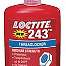 243 Blue Threadlocker, Medium Strength - Primerless, Size - 250ml Bottle