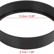 X AUTOHAUX 1 Inch Air Cleaner Spacer Riser Air Filter Spacer for Ford 350 454 Black