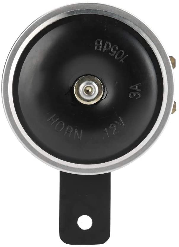 Topzon Motorcycle Horn - 3 Inch 12V Universal 1105dB Super Loud Waterproof Metal Horn for Car Vehicle Truck Motorcycle