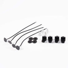 Universal 30 ROW AN10 Aluminum Transmission Engine Oil Cooler Kit Black+ 7" Electric Cooling Fan Kit